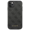 Чехол Guess 4G Metal Gold Logo для iPhone 11 Pro Max Grey (GUHCN65G4GFGR)