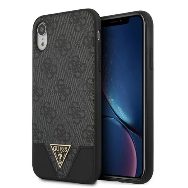 Чехол Guess 4G Triangle Collection для iPhone XR Grey (GUHCI61PU4GHBK)