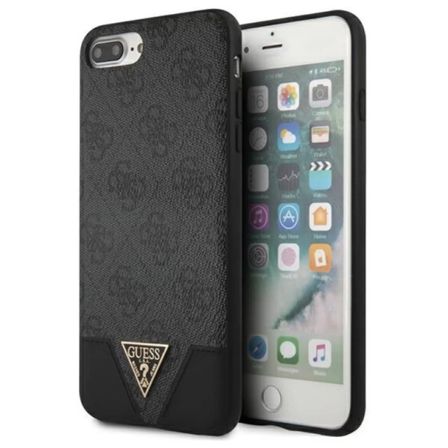 Чохол Guess 4G Triangle Collection для iPhone 8 Plus | 7 Plus Black (GUHCI8LPU4GHBK)