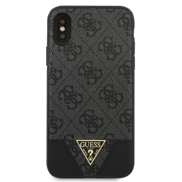 Чохол Guess 4G Triangle Collection для iPhone X | XS Grey (GUHCPXPU4GHBK)