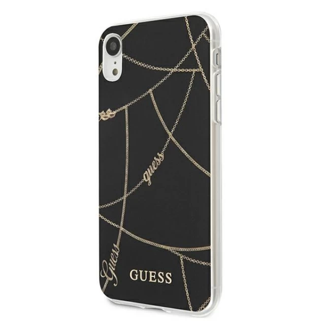 Чохол Guess Gold Chain Collection для iPhone XR Black (GUHCI61PCUCHBK)