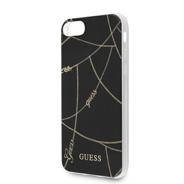 Чехол Guess Gold Chain Collection для iPhone SE 2020/8/7 Black (GUHCI8PCUCHBK)