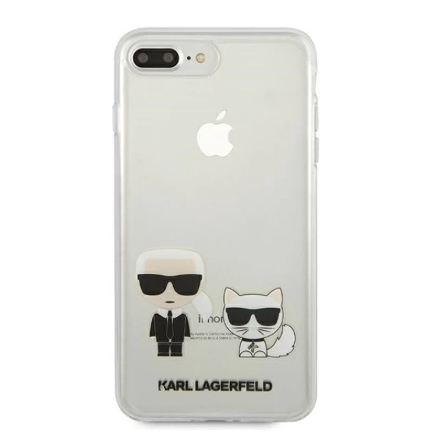 Чехол Karl Lagerfeld Karl & Choupette для iPhone 7 | 8 Plus Transparent (KLHCI8LCKTR)