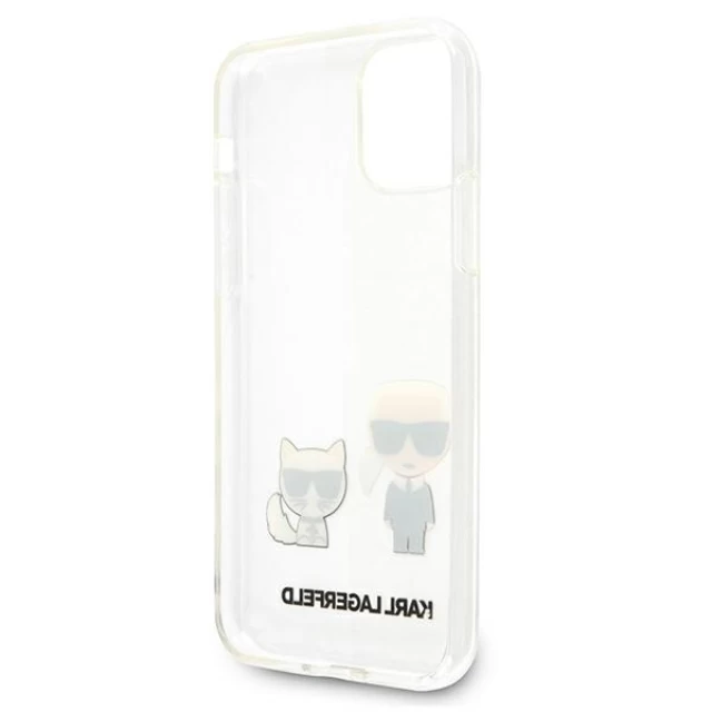 Чехол Karl Lagerfeld Karl & Choupette для iPhone 11 Pro Transparent (KLHCN58CKTR)