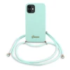 Чехол Guess Metal Logo Cord для iPhone 12 mini Blue (GUHCP12SLSCLMGLB)