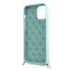 Чохол Guess Metal Logo Cord для iPhone 12 mini Blue (GUHCP12SLSCLMGLB)