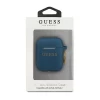 Чехол Guess Silicone Glitter для AirPods 2/1 Blue (GUACCSILGLBL)