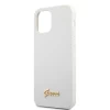 Чохол Guess Metal Logo Script для iPhone 12 Pro Max White (GUHCP12LLSLMGWH)