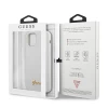 Чехол Guess Metal Logo Script для iPhone 12 Pro Max White (GUHCP12LLSLMGWH)