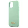 Чехол Guess Metal Logo Script для iPhone 12 Pro Max Green (GUHCP12LLSLMGGN)