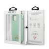 Чехол Guess Metal Logo Script для iPhone 12 Pro Max Green (GUHCP12LLSLMGGN)