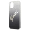 Чехол Guess Glitter Gradient Script для iPhone 12 mini Black (GUHCP12SPCUGLSBK)
