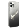 Чехол Guess Glitter Gradient Script для iPhone 12 Pro Max Black (GUHCP12LPCUGLSBK)