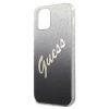Чохол Guess Glitter Gradient Script для iPhone 12 Pro Max Black (GUHCP12LPCUGLSBK)