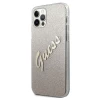 Чохол Guess Glitter Gradient Script для iPhone 12 | 12 Pro Gold (GUHCP12MPCUGLSGO)