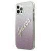 Чохол Guess Glitter Gradient Script для iPhone 12 | 12 Pro Pink (GUHCP12MPCUGLSPI)