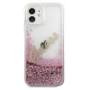 Чохол Guess Glitter Vintage Script для iPhone 12 mini Pink (GUHCP12SGLVSPI)