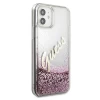 Чохол Guess Glitter Vintage Script для iPhone 12 mini Pink (GUHCP12SGLVSPI)