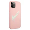 Чохол Guess Silicone Vintage для iPhone 12 | 12 Pro Pink (GUHCP12MLSVSPG)