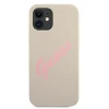 Чехол Guess Vintage Silicone Case для iPhone 12 mini Pink (GUHCP12SLSVSGP)