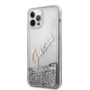 Чохол Guess Glitter Vintage Script для iPhone 12 | 12 Pro Silver (GUHCP12MGLVSSI)