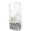 Чохол Guess Glitter Vintage Script для iPhone 12 | 12 Pro Silver (GUHCP12MGLVSSI)