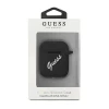 Чехол Guess Silicone Vintage для AirPods 2/1 Black (GUACA2LSVSBW)