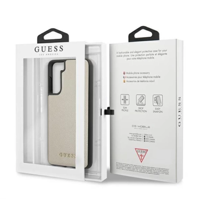 Чохол Guess Iridescent для Samsung Galaxy S21 Gold (GUHCS21SIGLGO)