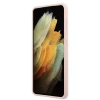 Чехол Guess Silicone Script Metal Logo для Samsung Galaxy S21 Plus Pink (GUHCS21MLSLMGLP)