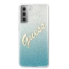 Чохол Guess Glitter Gradient Script для Samsung Galaxy S21 Plus Blue (GUHCS21MPCUGLSBL)