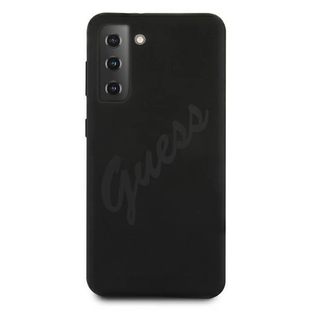 Чохол Guess Script Vintage для Samsung Galaxy S21 Black (GUHCS21SLSVSBK)