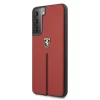 Чохол Ferrari для Samsung Galaxy S21 Plus G996 Off Track Leather Nylon Stripe Red (FEOSIHCS21MRE)