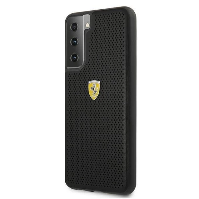 Чехол Ferrari для Samsung Galaxy S21 G991 Off Track Perforated Black (FESPHCS21SBK)