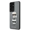 Чохол Karl Lagerfeld Saffiano Ikonik Karl&Choupette Head для Samsung Galaxy S21 Ultra G998 Silver (KLHCS21LSAKICKCSL)