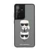 Чохол Karl Lagerfeld Saffiano Ikonik Karl&Choupette Head для Samsung Galaxy S21 Ultra G998 Silver (KLHCS21LSAKICKCSL)