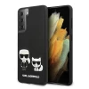 Чохол Karl Lagerfeld Iconic Karl and Choupette для Samsung Galaxy S21 Plus Black (KLHCS21MPCUSKCBK)