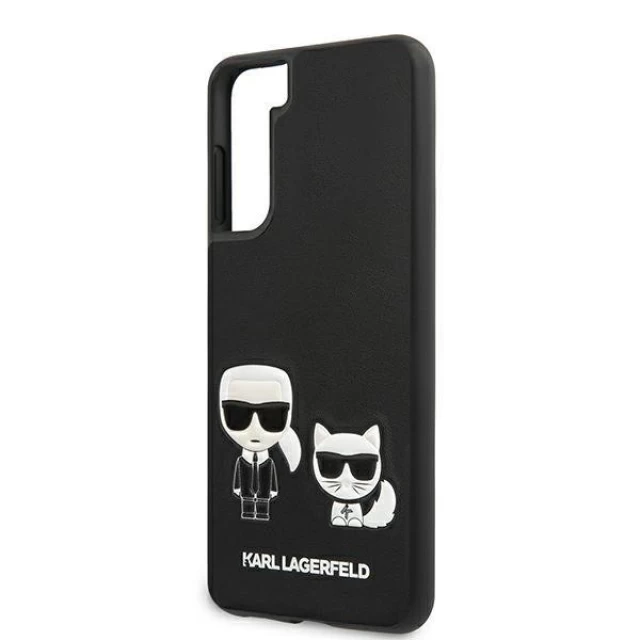 Чохол Karl Lagerfeld Iconic Karl and Choupette для Samsung Galaxy S21 Plus Black (KLHCS21MPCUSKCBK)