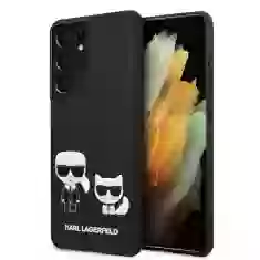 Чохол Karl Lagerfeld Ikonik Karl & Choupette для Samsung Galaxy S21 Ultra G998 Black (KLHCS21LPCUSKCBK)