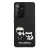 Чехол Karl Lagerfeld Ikonik Karl & Choupette для Samsung Galaxy S21 Ultra G998 Black (KLHCS21LPCUSKCBK)