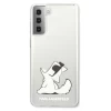 Чохол Karl Lagerfeld Choupette Fun для Samsung Galaxy S21 Transparent (KLHCS21SCFNRC)