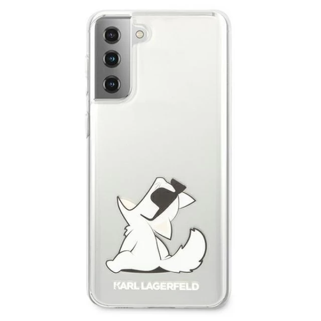 Чехол Karl Lagerfeld Choupette Fun для Samsung Galaxy S21 Transparent (KLHCS21SCFNRC)