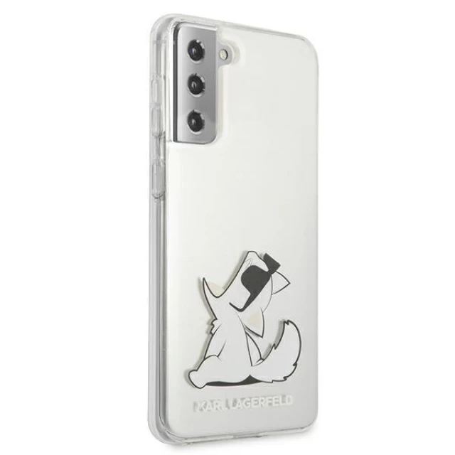 Чохол Karl Lagerfeld Choupette Fun для Samsung Galaxy S21 Transparent (KLHCS21SCFNRC)