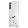 Чехол Karl Lagerfeld Choupette Fun для Samsung Galaxy S21 Plus Transparent (KLHCS21MCFNRC)