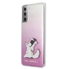 Чехол Karl Lagerfeld Choupette Fun для Samsung Galaxy S21 Pink (KLHCS21SCFNRCPI)