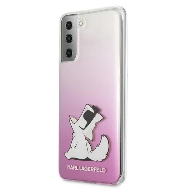 Чохол Karl Lagerfeld Choupette Fun для Samsung Galaxy S21 Pink (KLHCS21SCFNRCPI)