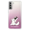 Чохол Karl Lagerfeld Choupette Fun для Samsung Galaxy S21 Pink (KLHCS21SCFNRCPI)