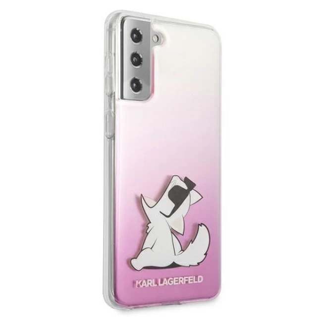 Чохол Karl Lagerfeld Choupette Fun для Samsung Galaxy S21 Pink (KLHCS21SCFNRCPI)