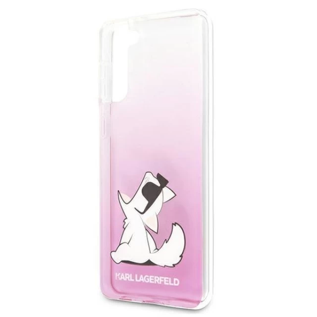 Чохол Karl Lagerfeld Choupette Fun для Samsung Galaxy S21 Pink (KLHCS21SCFNRCPI)