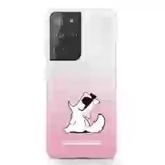 Чохол Karl Lagerfeld Choupette Fun для Samsung Galaxy S21 Ultra Pink (KLHCS21LCFNRCPI)