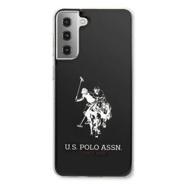 Чохол U.S. Polo Assn Shiny Big Logo для Samsung Galaxy S21+ G996 Black (USHCS21MTPUHRBK)